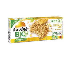 Gerblé Bio Biscuit Petit Dej' Céréales & Miel 132g