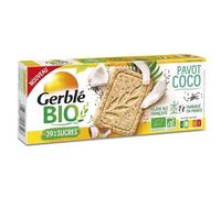 GERBLÉ BIO - Sablé Coco Pavot Bio 132G - ( Lot De 4 )