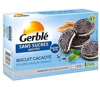 GERBLÉ - Biscuit Cacaoté Vanille Sans Sucres Ajoutés 176G - Lot De 2 - meilleure offre