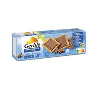 GERBLÉ - Biscuit Chocolat Fondant Lait Sans Sucres Ajoutés 125G - Lot De 4