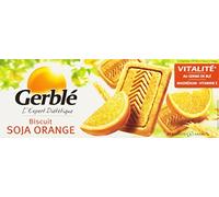 Gerble Vitalité, Biscuit Soja Orange, Sans Huile de Palme, 4 Sachets Individuels, 20 Biscuits, 280 g, 99144