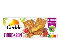 GERBLE Biscuits à la figue et aux flocons de son, pack de 210 g