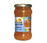 GERBLÉ - Confiture Abricot Sans Sucres Ajoutés 320G - Lot De 4 - Offre Special
