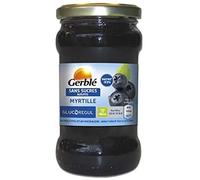 GERBLÉ - Confiture Myrtille Sans Sucres Ajoutés 320G - Lot De 2