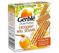 GERBLÉ Croquant Miel Sésame – Lot de 3 (3 x 162 g)