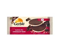 GERBLE Galette de riz au chocolat noir source de magnésium - 130,4 g