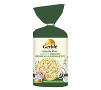 GERBLÉ - Galette Maïs Oignon Ciboulette 123G - Lot De 4