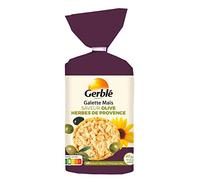 Gerblé Galettes De Maïs Saveur Olives Et Herbes De Provence, 12 Galettes, 123,5g