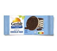 Gerblé Sans Sucres Ajoutés - Galettes Riz Chocolat Noir - Impact Réduit sur la Glycémie - Source de Fibres - 1 Paquet 13.4 g (4 sachets de 2 Galettes)