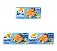 Gerblé Gâteau Fourré Chocolat Sans Sucres Ajoutés - Gâteaux Moelleux Individuels au Chocolat, Sans Huile de Palme, 150g (5 sachets) (Lot de 3)