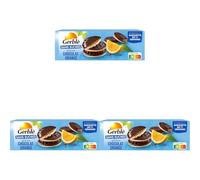 Gerblé Génoise Chocolat Orange Sans Sucres - Gâteaux Moelleux Sans Huile de Palme, Format Pratique, 140g (11 génoises) (Lot de 3)