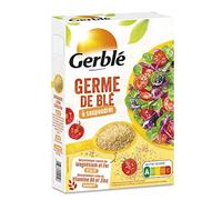GERBLÉ - Germe de Blé à Saupoudrer - Super- Aliment Riche en Protéines - Source Naturelle de Magnésium et Fer - Riche en Vitamine B9 et Zinc - Nutri-Score A - 1 Boîte - 31 Portions - 250 g