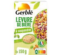 GERBLÉ - Levure de Bière Nutritive à Saupoudrer, Source Naturelle de Vitalité (Boîte 150g) - lot de 3 - Vendu par Lot