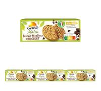 Gerblé Matin Biscuit Moelleux Chocolat - Petit déjeuner - Moelleux et Gourmand - Riche en Fibres - Reduit en Sucres - Sans Huile de Palme - 4 Sachets Individuels - 200g (Lot de 4)