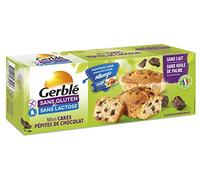 GERBLÉ - Mini Cakes Pépites Chocolat - Sans Gluten & Sans Lactose - Cacao Durable - 6 Cakes Individuels - 230 g