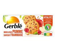 Gerblé Vitalité, Moelleux Pomme Framboise, Sans Huile de Palme, 6 Sachets Individuels, 6 Moelleux, 138 g, 195671