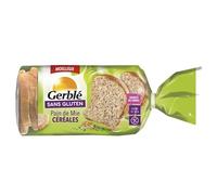 GERBLÉ PAIN DE MIE CÉRÉALES ET GRAINES SANS GLUTEN 400G, GERBLE, LOT DE 3