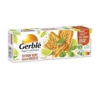 GERBLÉ SABLÉ CITRON VERT BASILIC 200G, GERBLE, LOT DE 4
