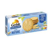 GERBLÉ - Sablé Nature Sans Sucre 132G - Lot De 4 - livraison offerte