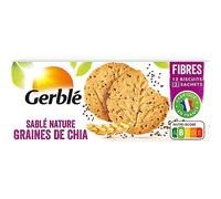 Gerblé Sablés Nature aux Graines de Chia 132 g