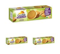 Gerblé Sans Gluten, Palet au Beurre, Sans Huile de Palme, 4 Sachets Individuels, 12 Biscuits, 175 g, 207700 (Lot de 3)