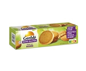 Gerblé Sans Gluten, Palet au Beurre, Sans Huile de Palme, 4 Sachets Individuels, 12 Biscuits, 175 g, 207700