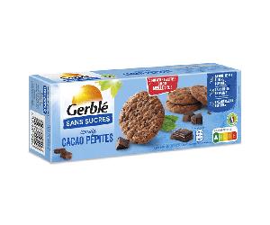 Gerblé Sans Sucres Cookie Cacao Pépites 130g