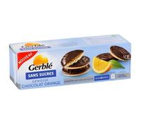 Gerblé Sans Sucres Génoise Chocolat Orange 140g