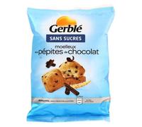 Gerblé Sans Sucres Moelleux Pépites de Chocolat 196g