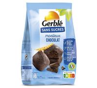 Gerblé Moelleux au Chocolat Sans Sucres, Sans huile de palme, 7 Sachets individuels, 196g, 200939 (L'emballage peut varier)