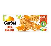 Gerble Vitalité, Biscuit Soja Orange, Sans Huile de Palme, 4 Sachets Individuels, 20 Biscuits, 280 g, 99144