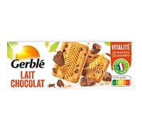 Gerblé Vitalité Biscuits Lait Chocolat – 4 pochons de 5 biscuits, 230 g