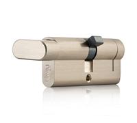 GERCAR Pro MKS MASTER Key System Cylindre à bouton 35/35 à fermeture différente avec maître maître de maître de maître de maître de maître de maître de maître à votre guise - Longueur : 70 mm - A : 35