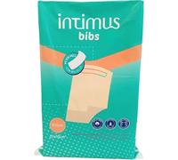 GERCARE Lot de 100 bavoirs jetables pour adultes avec poche pour miettes. Bavoirs pour personnes âgées 37 x 70 cm. Bavoirs adultes imperméables. Bavoirs jetables à usage unique, Saumon, Taille Unique