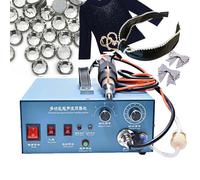 GerCxxly Applicateur De Strass Hotfix 80pcs/Min,Outil de pressage et de Fixation pour Strass,avec 8 forets,pour vêtements, Chaussures et Loisirs créatifs,Temps de soudage : 0,1 à 0,3 Seconde