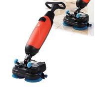 GerCxxly Autolaveuse compacte Professionnelle avec réservoirs séparés, brosses de Nettoyage motorisées de 43 cm (17 Pouces),Double Brosse,sans Fil et alimentée,pour sols en carrelage et béton