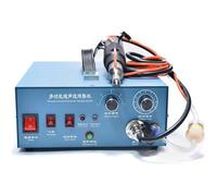 GerCxxly Machine à Fixer Les Strass à ultrasons,Applicateur de Strass Hotfix,avec 8 Embouts de perçage,80 pièces/Min,Tailles de Strass compatibles : 1 à 8 mm