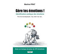 Gère tes émotions ! Identification pratique des émotions pour DYS, TDA/H, HPI, HPE... Avec un lexique de plus de 470 émotions - Martine Prat - Brissot - broché - Guide