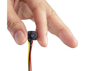 GEREE 800TVL NTSC / PAL Mini CCTV Moniteur Vidéo l'audio Trou d'épingle Caméra Caché Espion Micro Caméra pour Sécurité Surveillance