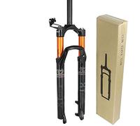 Gerenecic Fourche Suspendue VTT VPPV 26/27,5/29 Pouces, Alliage de magnésium, Pivot Droit 1-1/8 Pouce, Frein à Disque, débattement Avant 120 mm (Couleur : Verrouillage à Distance A, S)