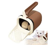 Gerfby Cat Litter Scoop Holder, Grande Capacité Avec Des Déchets Portables Et Du Support, Organisateur De Pelle À Litière Pour Chaton Pratique, 24 Cm / 9,45 Pouces, Conception D'économie D'espace Pour