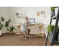 Gerflor Senso Lock 20 1096 Lumber Fauve, lame PVC effet bois marron, 121 x 17,7 cm, utilisation résidentielle, installation sans colle