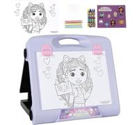 GERG-Planche à dessin magnétique Gabby's Dollhouse avec étui de transport et accessoires - Tableau d'écriture réutilisable pour enfants, idéal pour les filles et les fans de Gabby's Dollhouse.