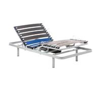 Geriafy Cadre de lit Simple électrique réglable 0,9 m | Base inclinable à 4 Sections, Moteur Silencieux | Télécommande sans Fil | Barres de Maintien de Matelas incluses