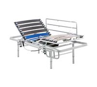 Geriafy - Lit électrique 80x190 cm | Hauteur réglable avec Barres rabattables résistantes | Compact et Facile à Monter