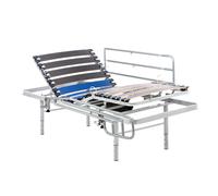 Geriafy - Lit électrique 80x200 cm | Hauteur réglable et Barres rabattables résistantes | Design Compact | Télécommande sans Fil