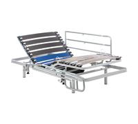 Geriafy - Lit Électrique Renforcé | Barres de Lit Rabattables Résistantes (80x200, Télécommande + Barres)