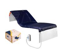 Geriafy Sena Matelas Anti-escarres avec Housse imperméable et compresseur | Niveau 2, protection des peaux fragiles, 26 cellules amovibles, housse imperméable, valve CPR, dispositif médical classe I