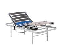 Geriafy - Sommier électrique | 90x200 cm | Renforcé et Compact | Commande par Câble et Pieds réglables sur 4 hauteurs