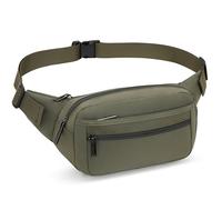 GERIINEER Sac Banane Homme Femme Ville De Sécurité pour Voyage Ou Outdoor Sport, Sacoche Banane de Sport Ceinture de Course
